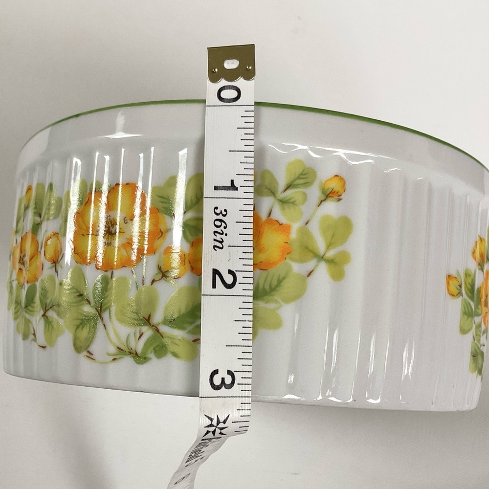 Vintage Floral Ceramic Bowl - Picture 9 of 10